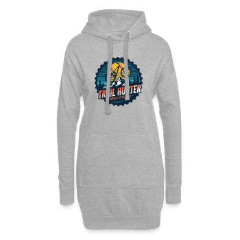 Badge Trail Hunter Pursuit of the Peak Vélo VTT - Sweat-shirt à capuche long Femme - gris chiné - Devant