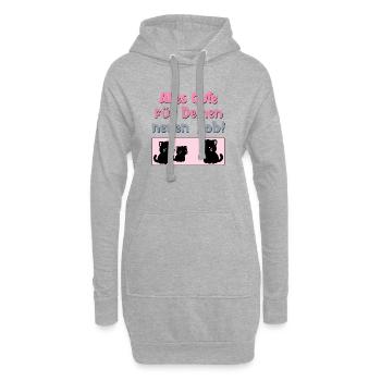 ABSCHIED KOLLEGEN NEUER JOB - Hoodie-Kleid - Grau meliert - Vorne