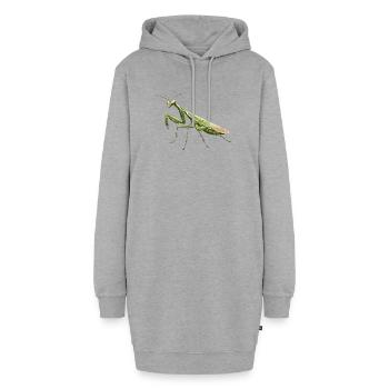 Gottesanbeterinnen Gottesanbeterin - Hoodie-Kleid - Grau meliert - Vorne