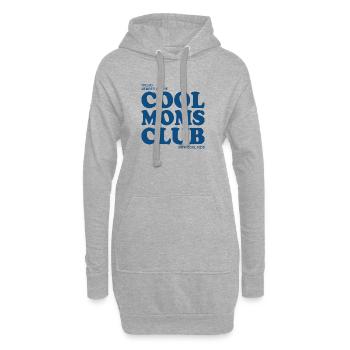 Cool Moms Club - with cool Kids - Hoodie-Kleid - Grau meliert - Vorne