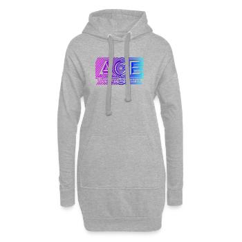 Tennis ACE, pour les amateurs de services parfaits - Sweat-shirt à capuche long Femme - gris chiné - Devant