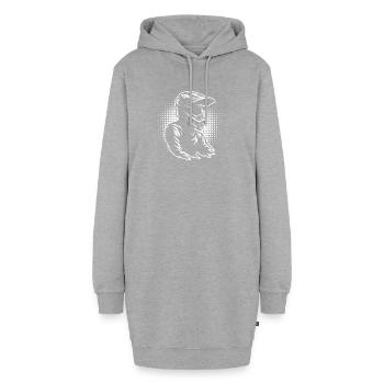 Tolles Motocross Geschenk für Motocross - Hoodie-Kleid - Grau meliert - Vorne