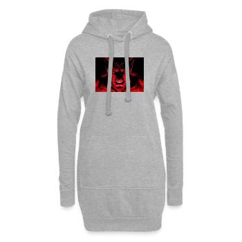 The Devil - Hoodie Dress - heather grey - Front