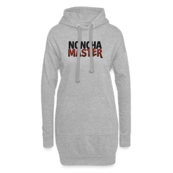 NONCHA MASTER  - Sweat-shirt à capuche long Femme - gris chiné - Devant