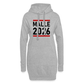 Malle 2026 Majorque - Sweat-shirt à capuche long Femme - gris chiné - Devant
