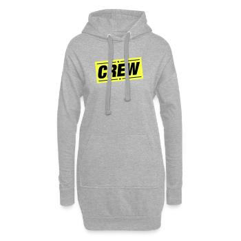 équipage - Sweat-shirt à capuche long Femme - gris chiné - Devant