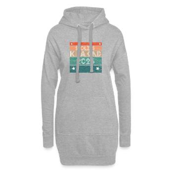 Stolzes Kitakind 2026 Kita Start Kindergarten Hort - Hoodie-Kleid - Grau meliert - Vorne