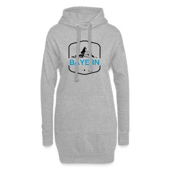 BAYERN, ZUGSPITZE POWER! BERGE URLAUB WANDERN - Hoodie-Kleid - Grau meliert - Vorne