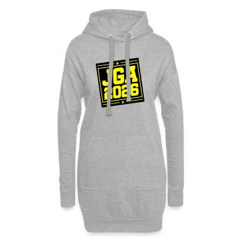Jga 2026 - Hoodie-Kleid - Grau meliert - Vorne