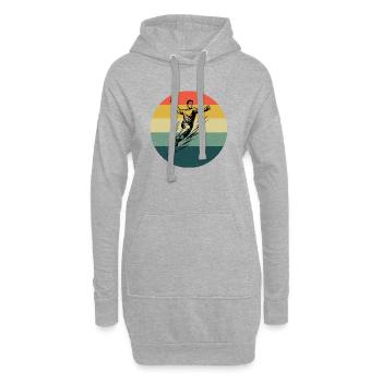 Handball Stil für jeden Anlass für Männer - Hoodie-Kleid - Grau meliert - Vorne