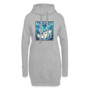 Aspen Colorado Wintersport Ski Snowboard Winterurl - Hoodie-Kleid - Grau meliert - Vorne