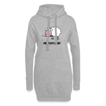 Messerschaf - Hoodie-Kleid - Grau meliert - Vorne