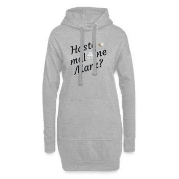Haste Mal Eine Mark Nostalgie - Hoodie-Kleid - Grau meliert - Vorne