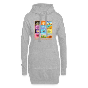 JahresEnergie-Bild 2025 - Sonja von Staden - Hoodie-Kleid - Grau meliert - Vorne