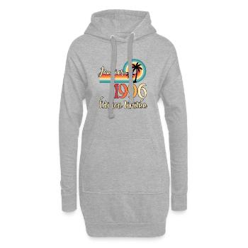 Januar 1996 Vintage Limited Edition - Hoodie-Kleid - Grau meliert - Vorne