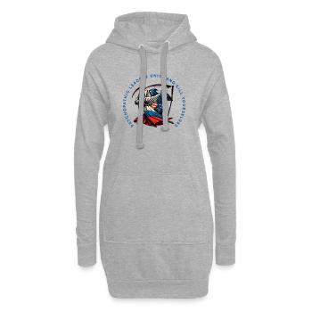 Tango der Sensenmänner - Hoodie-Kleid - Grau meliert - Vorne