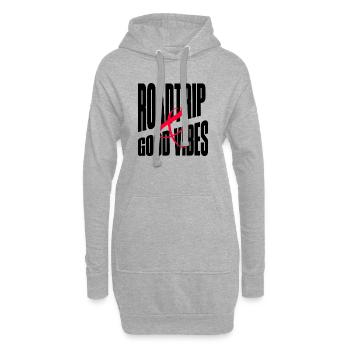 ROADTRIP VIBES  - Hoodie-Kleid - Grau meliert - Vorne