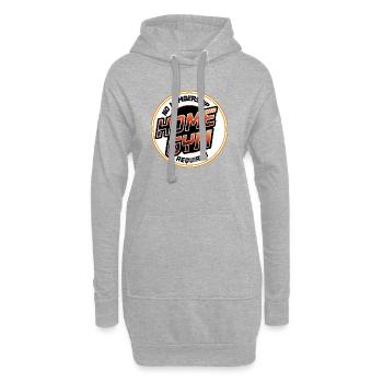 Heimfitnessstudio, keine Mitgliedschaft erforderliches T-Shirt - Hoodie-Kleid - Grau meliert - Vorne