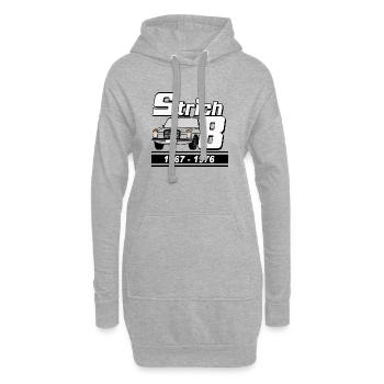Strich 8 Retro Auto 1967 1976 - Hoodie-Kleid - Grau meliert - Vorne