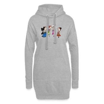COMIC - SERBSKE DRASTY - Hoodie-Kleid - Grau meliert - Vorne