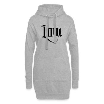 Männer Frauen Tshirt Tuning Car Auto Tief Low 2.0 - Hoodie-Kleid - Grau meliert - Vorne