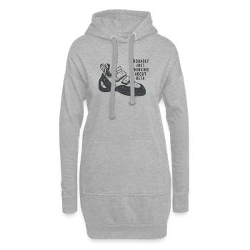 Beta Thought Sneaker Tee - Hoodie Dress - heather grey - Front