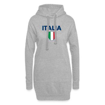 Armoiries de l’Italie - Italie - Italie - Italia - Sweat-shirt à capuche long Femme - gris chiné - Devant