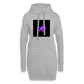 STAR. MEER. STRAND. OZEAN. FEIERTAGE. HUMOR - Hoodie-Kleid - Grau meliert - Vorne