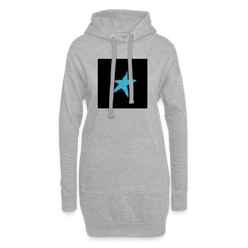 STAR. MEER. STRAND. OZEAN. FEIERTAGE. HUMOR - Hoodie-Kleid - Grau meliert - Vorne