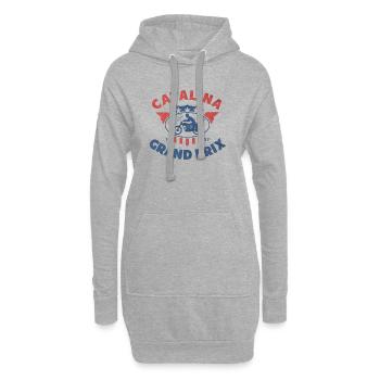 Catalina Grand Prix Vintage Moto - Hoodie-Kleid - Grau meliert - Vorne