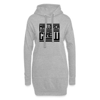 Équipage à Majorque - Sweat-shirt à capuche long Femme - gris chiné - Devant