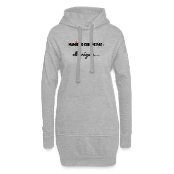 OMA. MAMA. OMA. MUTTERTAG - Hoodie-Kleid - Grau meliert - Vorne