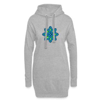 Logopit_1772056401118 - Hoodie Dress - heather grey - Front