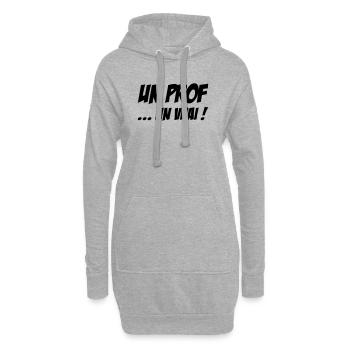 Un Prof Un Vrai : Le Maître Absolu de la Classe ! - Sweat-shirt à capuche long Femme - gris chiné - Devant