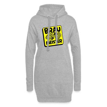 Braumeister Brauerei Hopfen - Hoodie-Kleid - Grau meliert - Vorne