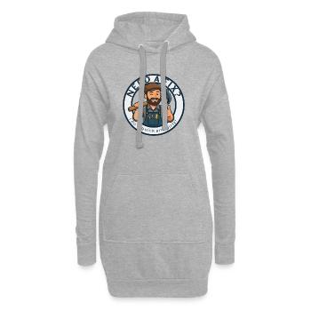 Besoin d’une dose ? Bricoleur rapide et sale n°2 - Sweat-shirt à capuche long Femme - gris chiné - Devant