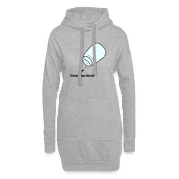 kleiner Vorgeschmack - Hoodie-Kleid - Grau meliert - Vorne