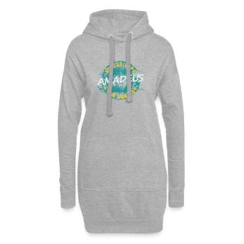 Vater Amadeus - Hoodie-Kleid - Grau meliert - Vorne