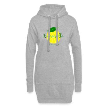 Limoncello La Dolce Vita  - Hoodie-Kleid - Grau meliert - Vorne