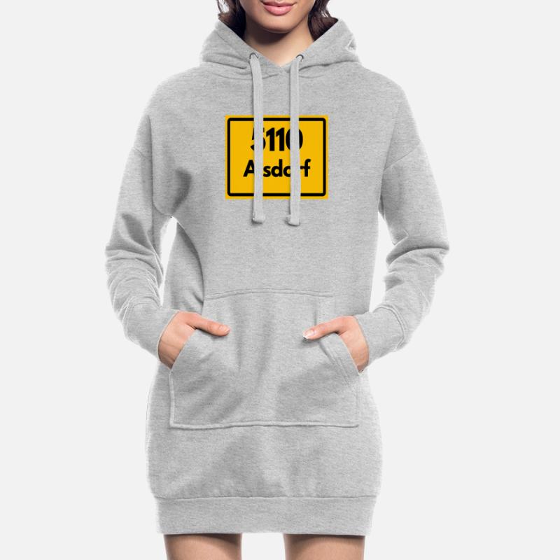 OLD POSTCODE POSTCODE RETRO 5110 ALSDORF Hoodie Dress