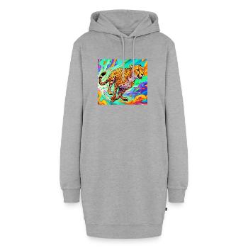 Gepard - Hoodie-Kleid - Grau meliert - Vorne