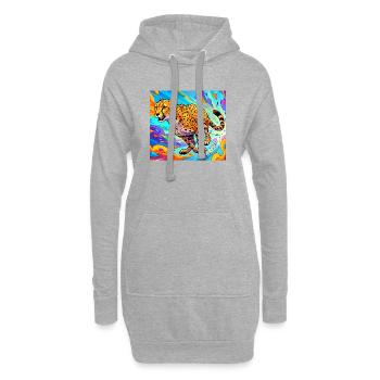 Gepard - Hoodie-Kleid - Grau meliert - Vorne