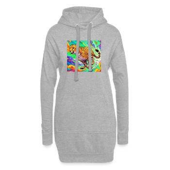 Gepard - Hoodie-Kleid - Grau meliert - Vorne