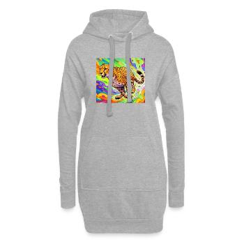 Gepard - Hoodie-Kleid - Grau meliert - Vorne