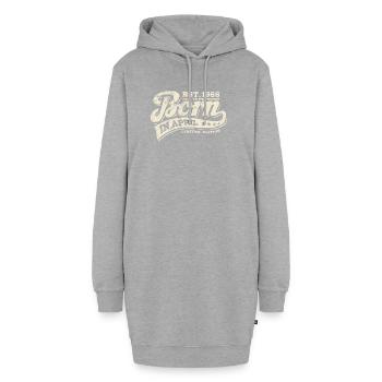 Né en avril 1966 - Anniversaire - Cadeau - Sweat-shirt à capuche long Femme - gris chiné - Devant