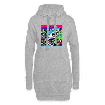 Hai - Hoodie-Kleid - Grau meliert - Vorne