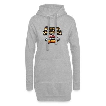 Berger allemand : Pouvoir intelligent - Sweat-shirt à capuche long Femme - gris chiné - Devant