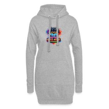Level 30 Bossmodus Aktiviert - Hoodie Dress - heather grey - Front