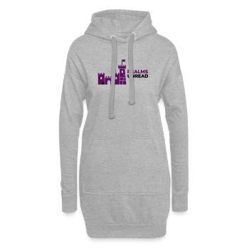 Burg Schloss Realms Unread - Hoodie-Kleid - Grau meliert - Vorne