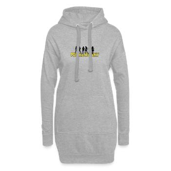 MILK & HONEY - Hoodie-Kleid - Grau meliert - Vorne